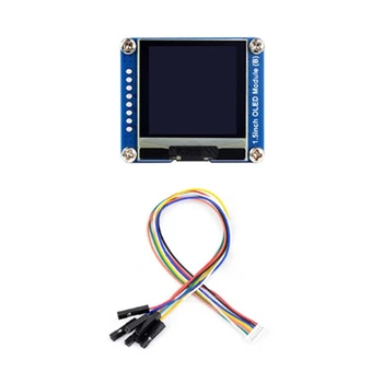 1,5-инчов OLED-модули 128 × 128 Резолюция на SPI/I2C Комуникация Черно-бял Екран на дисплея SH1107 Водача на Новата совалка