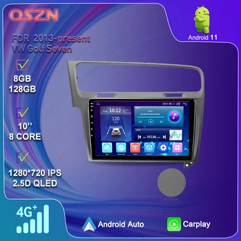 10 Инча Android за VW 2013-сега Golf Seven радио 2 Din GPS WiFi Bluetooth автомобилен мултимедиен плеър