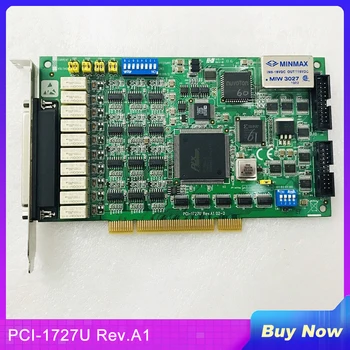 14-Битов сериен порт, 12-канален аналогов изход с цифрова платка за входно-изходни за Advantech PCI-1727U Rev.A1