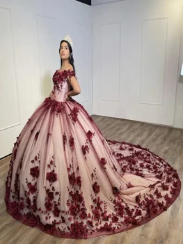 2023 Бална рокля, луксозна сватбена рокля, струята Watto свързани с цветисти принтом