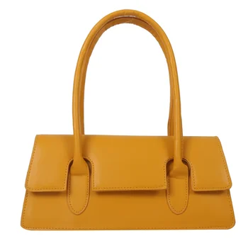 2023 Нова чанта от изкуствена кожа във френски стил, однотонная художествена популярната дизайнерска чанта през рамо, бизнес пътна ежедневни пазарска чанта, калъф за телефон
