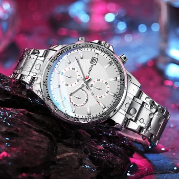 2023 Нови мъжки часовници Топ луксозна марка кварцов мъжки часовник спортни водоустойчив ръчен часовник с хронограф дата Relogio Masculino