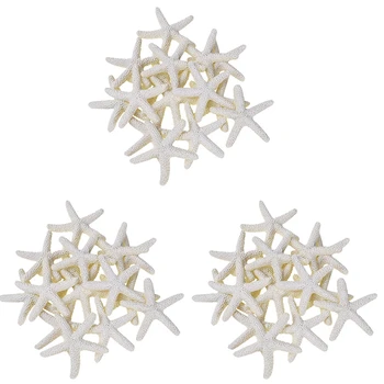 30 парчета кремаво-бели морски звездички-моливи за сватбена декорация, домашен интериор и diy
