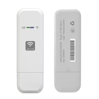 4G LTE USB WiFi-рутер със слот за SIM-карти, безжичен мрежов адаптер, щепсела и да играе, европейската версия за пътуване на открито