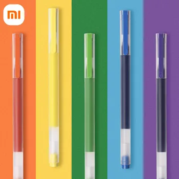5 бр./компл. Цветни гел химикалки 0,5 мм голям капацитет супер здрава дръжка за рисуване студентски, училищни офис-канцеларски материали