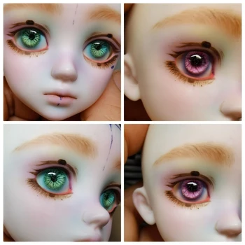 BJD Eyes куклени очи 8 мм-26 мм куклени гипсови закатные очите за играчки 1/8 1/4 1/6 1/3 SD DD аксесоари за кукли 8 мм-26 мм куклени очи