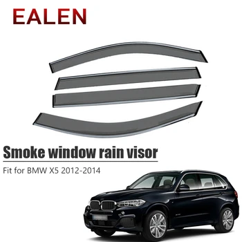 EALEN за BMW X5 2012 2013 2014, оформление, вентилационни слънчеви дефлектори, защитни аксесоари за автомобили, 4 бр./1 компл., дымовое прозорец, дъждовна козирка