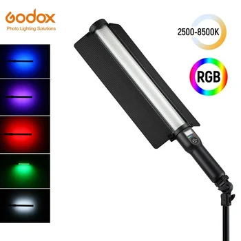 Godox LC500R RGB led лампа с регулируема яркост видео лампа за снимане Осветление цветна нощна лампа Ръчно с лампа