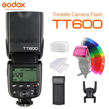 Godox TT600 GN60 безжична светкавица Speedlite 2,4 G за фотоапарати с вградена система за стартиране на Canon, Nikon, Pentax Olympus, Fuji SONY