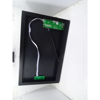 HDMI-съвместим метална сплав делото калъф кутия + 58C Такса контролер САМ VGA комплект за B156RW01 15,6 