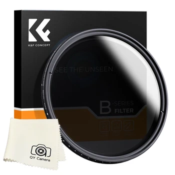 K & F Concept Обектив ND Филтър 49 мм Неутрална Плътност от ND2 До ND400 ND2-400 Sony 50 мм серия F/1.8 E B