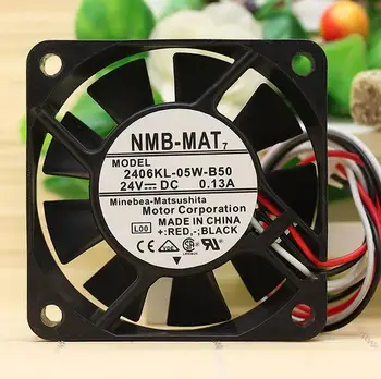 NMB 2406KL-05W-В50 6015 24 6 см 0.13 A 3 линии малък мотор инверторен вентилатор за охлаждане