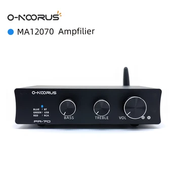 O-NOORUS Ma12070 80wx2 Hi-Fi Аудио Високоговорители 2.1 Клас D Усилвател Bluetooth 5.0 Домашни Колона Приемник с Изход за Субуфер Ниски Високи Честоти