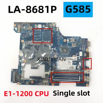 QAWGE-LA-8681P за дънната платка на лаптоп Lenovo IDEAPAD G585, AMD E1-1200 DDR3: 90001087 тествана на 100%