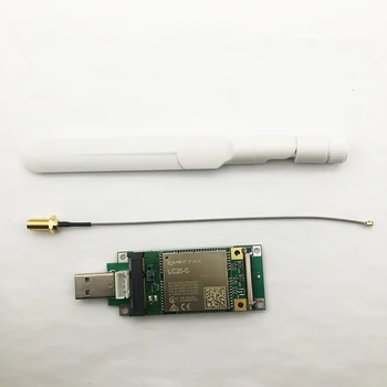UC20-G Mini Pcie + косичка IPEX SMA + антена 5dbi + адаптер MINI PCIE с USB слот за SIM-карти 3G модул