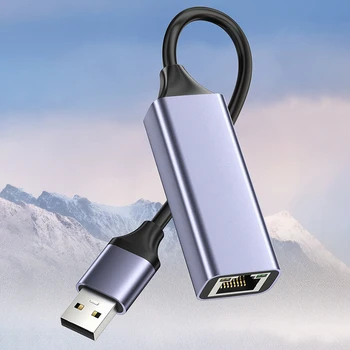 USB Ethernet adapter USB3.0 Интернет КОМПЮТЪР USB 1000 Mbps Мрежов Адаптер RJ-45 Type-C Gigabit 2,5 G за Лаптоп /TV-бокс