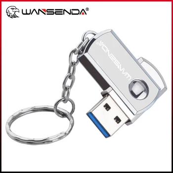 WANSENDA USB 3.0 USB Флаш памет Ключодържател Флаш памет 256 GB Флаш-памет 16 GB 32 GB 64 GB 128 GB Карта Въртене на USB Memory Stick