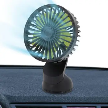 Авто Вентилатор USB Електрически Вентилатор за Охлаждане Кола се Захранва от USB Вентилатора за Охлаждане на Автомобила Силен Въздушен Поток 3 Платна Авто Вентилатор Регулируем Авто Вентилатор За Кола