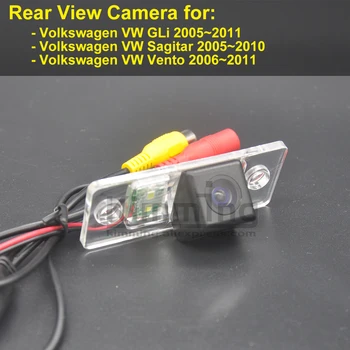 Автомобилна Камера за задно виждане за Volkswagen VW GLI Sagitar Vento 2005 2006 2007 2008 2009 2010 2011 Безжична Камера за обратно виждане Гръб