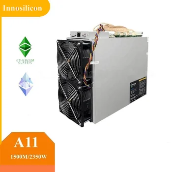 Алгоритъм A11 Innosilicon Mining Etcash ETHW, максимална скорост хеширане 1,5 Gh / S при включена мощност 2350 W