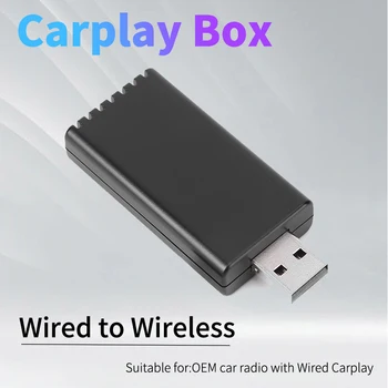 Безжичен адаптер за кола CarPlay Mini AI Box за Apple Car OEM Кабелна CarPlay до безжичен CarPlay USB ключ щепсела и да играе Playaibox