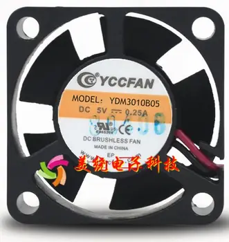 Вентилатор за охлаждане на сървъра YCCFAN YDM3010B05 DC 5V 0.25 A 30x30x10mm 2-жичен