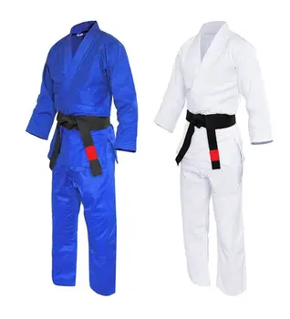Върховете Tafon 450 гр/см, панталони 240 г/см, униформи за джудо, униформи за бойни изкуства, отбеливающее кимоно, однотонная плат, джи-джи-с бял колан