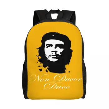 Герой на революцията Че Гевара, раница за пътуване, училище раница за лаптоп, Куба, Кубинския социализъм, свобода, чанти за студенти, раници за ученици