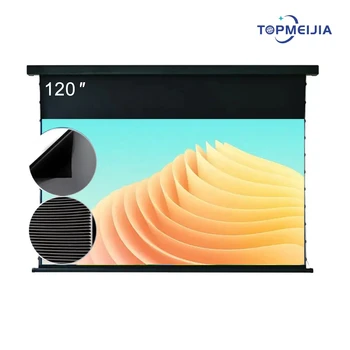 Горещ 120-Инчов UST Проектор Тавана-Вградени Прожекционен Екран UST CLR ALR ПЕТ Crystal Падащ Екран за Wemax A300 Fengmi 4K
