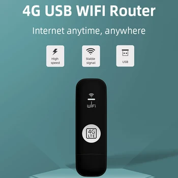 Европейската версия на USB 4G WiFi рутер Портативен WiFi LTE 4G модем имат точка за достъп и високоскоростна безжична мрежа стабилен сигнал