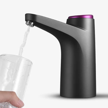 Електрически диспенсер за вода, автоматичен USB-бочкообразный водна помпа, шише за вода, галлонная бутилка за пиене, ключ, уреди за пречистване на вода