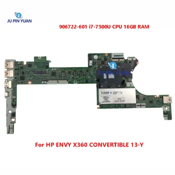 За HP ENVY X360 КОНВЕРТИРУЕМАЯ 13-Y дънна Платка на лаптоп DAY0DPMBAF0 i7-7500U Процесор, 16 GB оперативна памет, дънна Платка 906722-601 906722-001