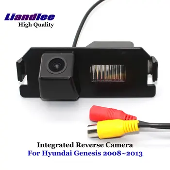 За Hyundai Genesis 2008-2013, автомобилна камера за обратно виждане, резервно паркинг, вграден OEM HD CCD КАМЕРА аксесоари