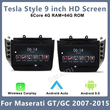 За Maserati GT GC Grantismo 2007-2017 Android авто радио мултимедиен плеър LCD дисплей AC автомобилен GPS навигация стерео Carplay
