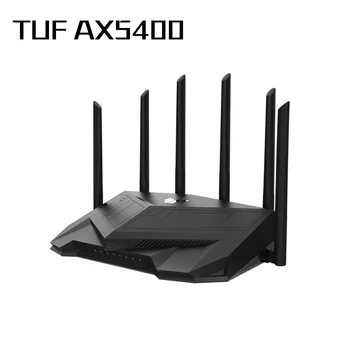 Игри рутер ASUS TUF-AX5400 TUF Gaming AX5400 Dual Band WiFi 6 със специален хазартни пристанище, 3 стъпки за пренасочване на портове, AiMesh Wi-Fi