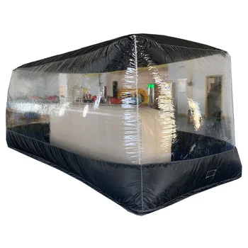Лесна настройка на колата защитава съхранение на шампанско палатки, надуваеми капак на автомобил/ PVC Прозрачна Надуваема капака на багажника на автомобила на открито гараж