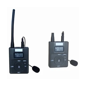 Мини преносим стереофоничен цифров FM трансмитер за Слушане на FM радиостанции с микрофон Подкрепа TF карта Aux
