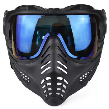 Множество защитна маска с регулируема каишка, удароустойчив външно обзавеждане срещу замъгляване