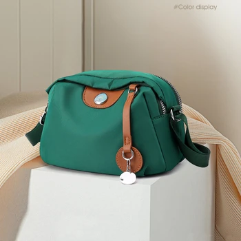 Модерна дамска чанта през рамо с цип, прости дамски чанти през рамо с голям капацитет, обикновена чанта за почивка, дамски чанти-тоут