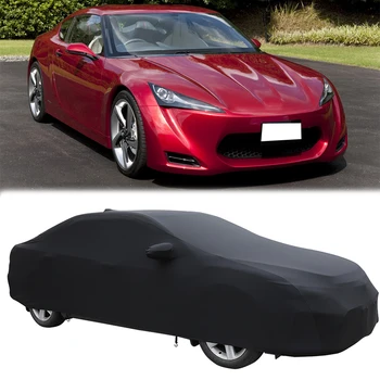 Нов индивидуален velvet калъф за общо купето на автомобила, прахоустойчив, защитен калъф, еластичен черен калъф за кола модел на TOYOTA