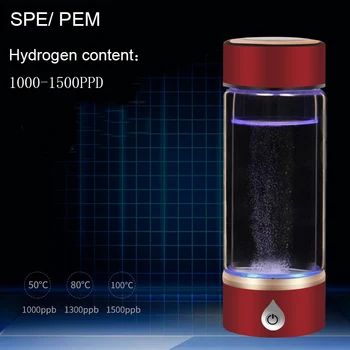 Новата бутилка с ионизатором вода генератор на SPE/PEM, обогатена с водород, Отделно за използване в PET-бутилки с високо съдържание на водород H2 и O2