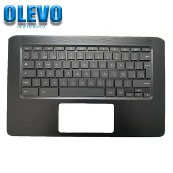 Новата Клавиатура За Лаптоп HP Chromebook 14 G5 TPN-Q204 Акцент за ръцете КОМПЮТЪР Клавиш Owen C Капак Голяма Клавиш за Връщане главни Букви Черен