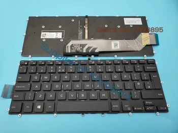 Новост за лаптоп DELL LATITUDE 2 В 1 3379 3390 3490, британска клавиатура с подсветка