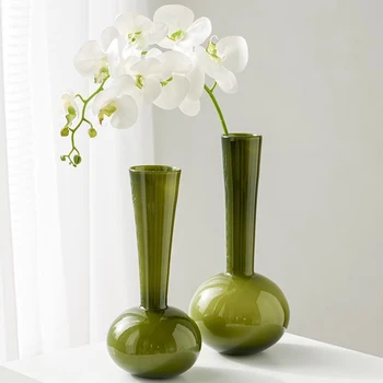 Офис ваза за цветя, эстетичная реколта настолна ваза, за кухня, хол, баня, минималистичен саксия, украса на градината