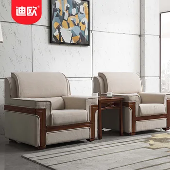 Офис мебели диван за гости диван за преговори единична конферентна зала текстилен разтегателен комбинация масички