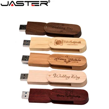 (по-1 бр безплатно лого) удари продажбите на Дървени USB Флаш памет pendrive 8 GB 16 GB 32 GB 64 GB мини Флаш памет swival Memory Stick