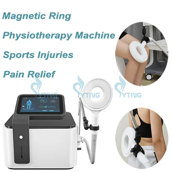 Портативен апарат за физиотерапия с магнитен пръстен за лечение на херния на лумбалните диск, спортни травми, болки в тялото, използване в салон за красота