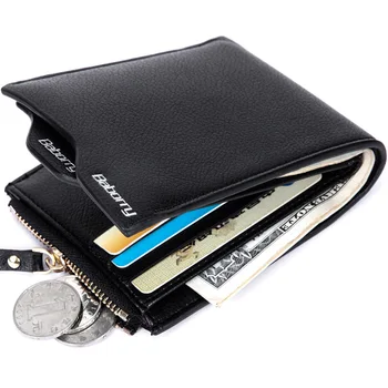Портмоне за мъже, чанта, джоб на чантата, притежател на лична карта, портфейла, клатч с цип, мъжки портфейл с чанта за монети, модерен подарък