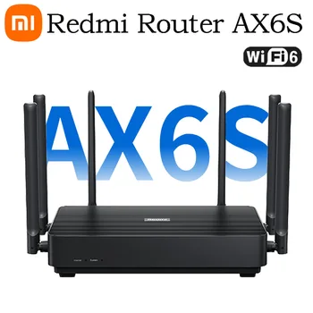 Рутер Xiaomi Redmi Ax6s Wifi 6 3200 Mbit/2,4/5 Ghz, Двухчастотный MIMO-OFDMA, мрежест маршрут с висок коефициент на усилване на MT7622B, двуядрен процесор 1,35 Ghz