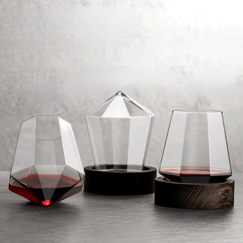 Скандинавски творчески кристална чаша за червено вино, чаша за вино, ръчно изработени, чаша за бяло вино, чаша за уиски, луксозен домашен чаша